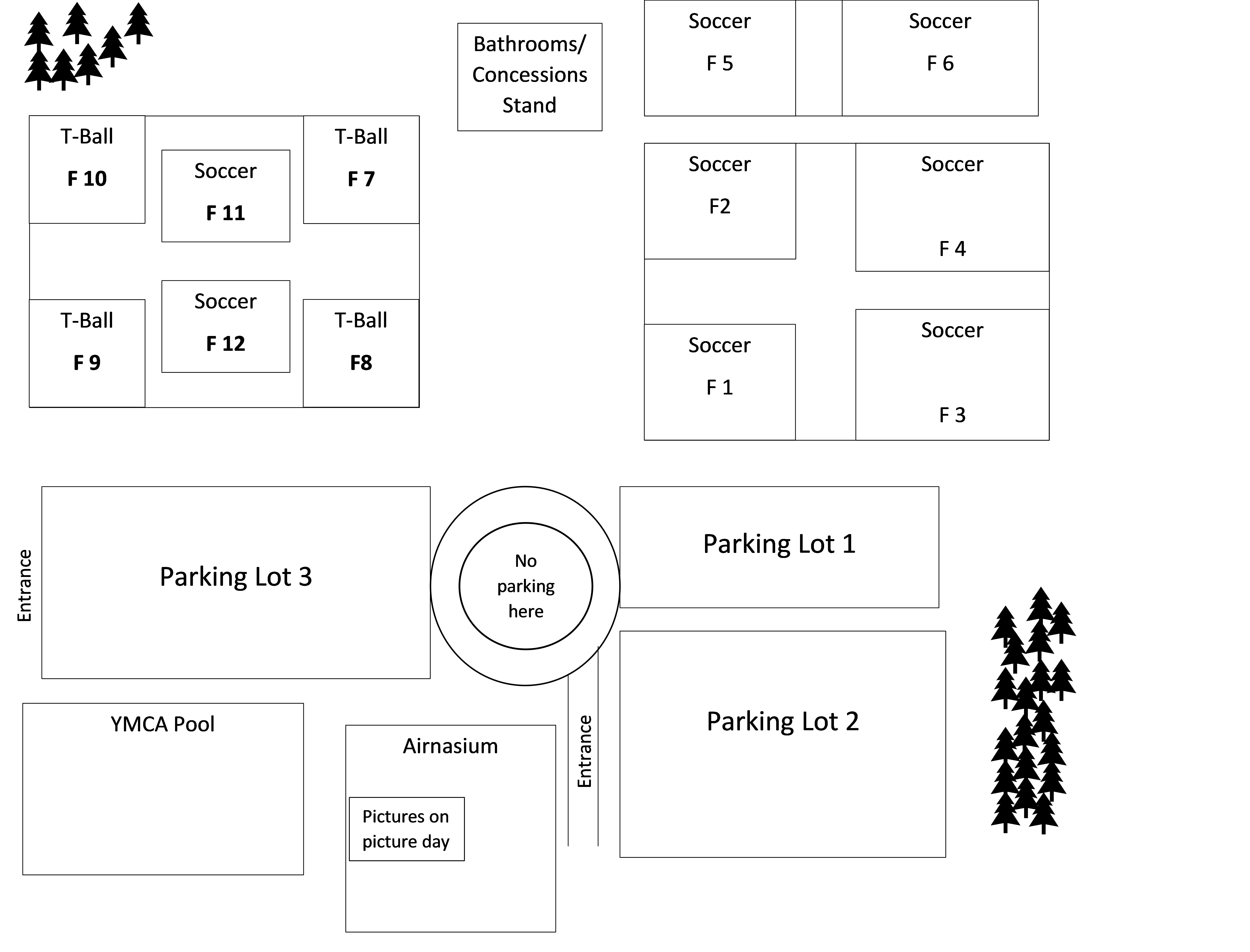 YMCA Fields Layout